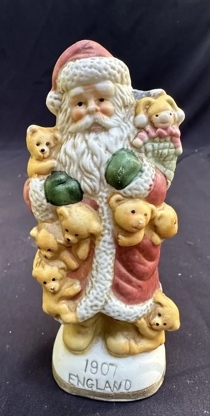 Vintage Old World Santa Saint Nick Figurine 